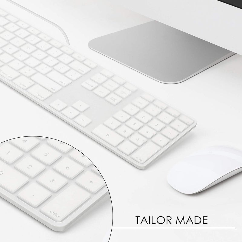Allinside Transparent Keyboard Cover for iMac Wired USB Keyboard A1243 MB110LL/B - Image 3